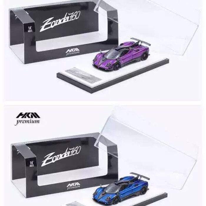 HKM 1: 64 Zonda Zonda 760LH โมเดลรถอัลลอย