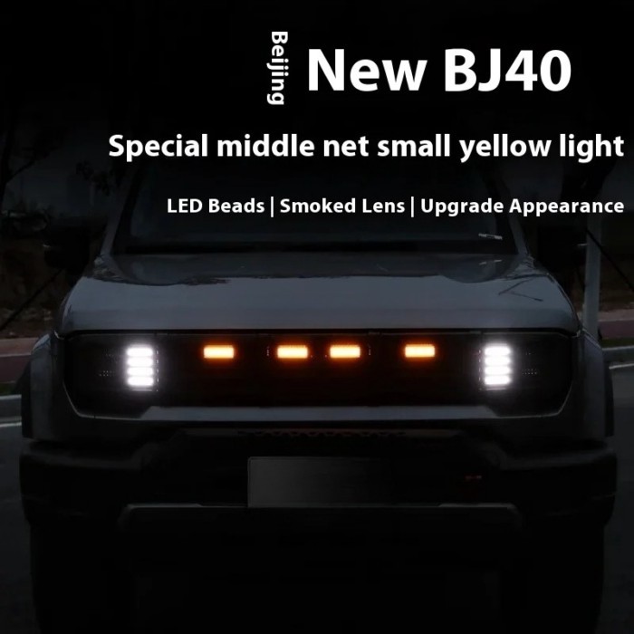 For BAIC BJ40 BJ40C BJ40e Plus 2024 2025 2026 Accessories Center Small Lights Renovation