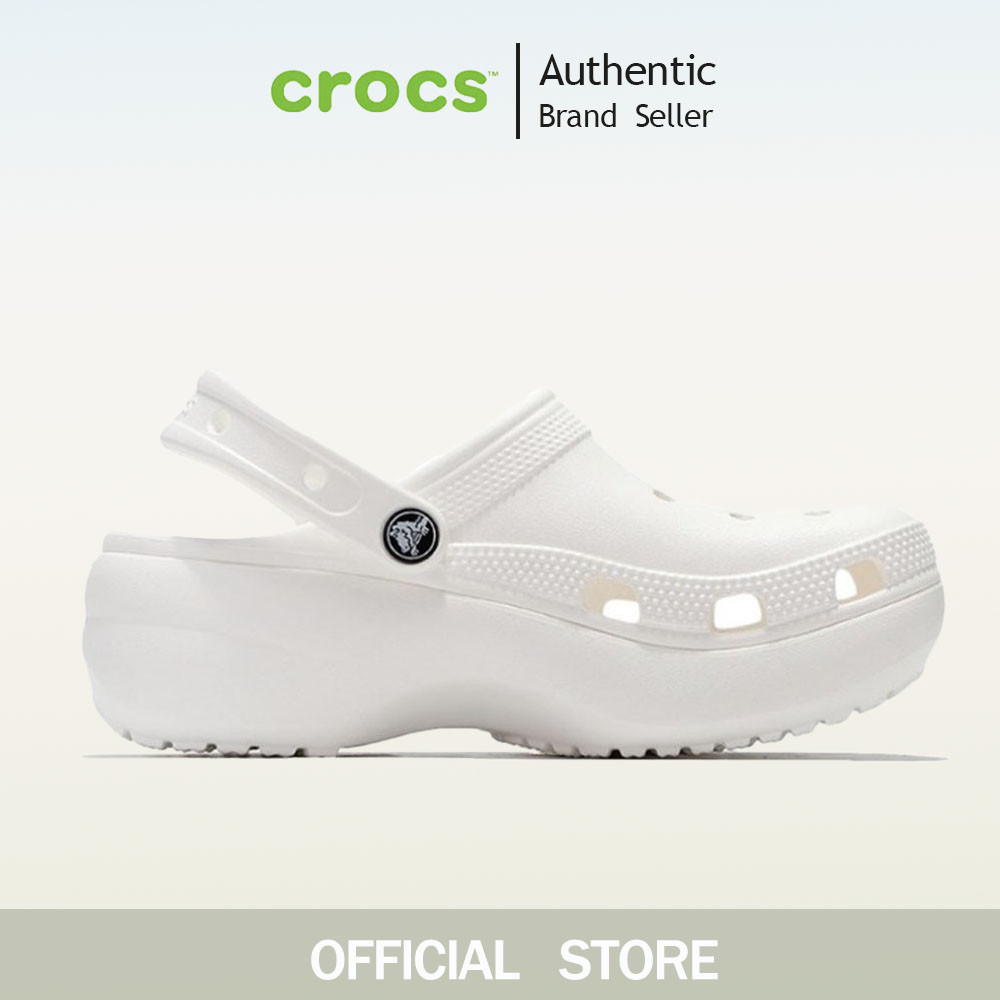 ♞,♘CROCS Classic Platform Clog รองเท้าลำลองผู้หญิง SGF