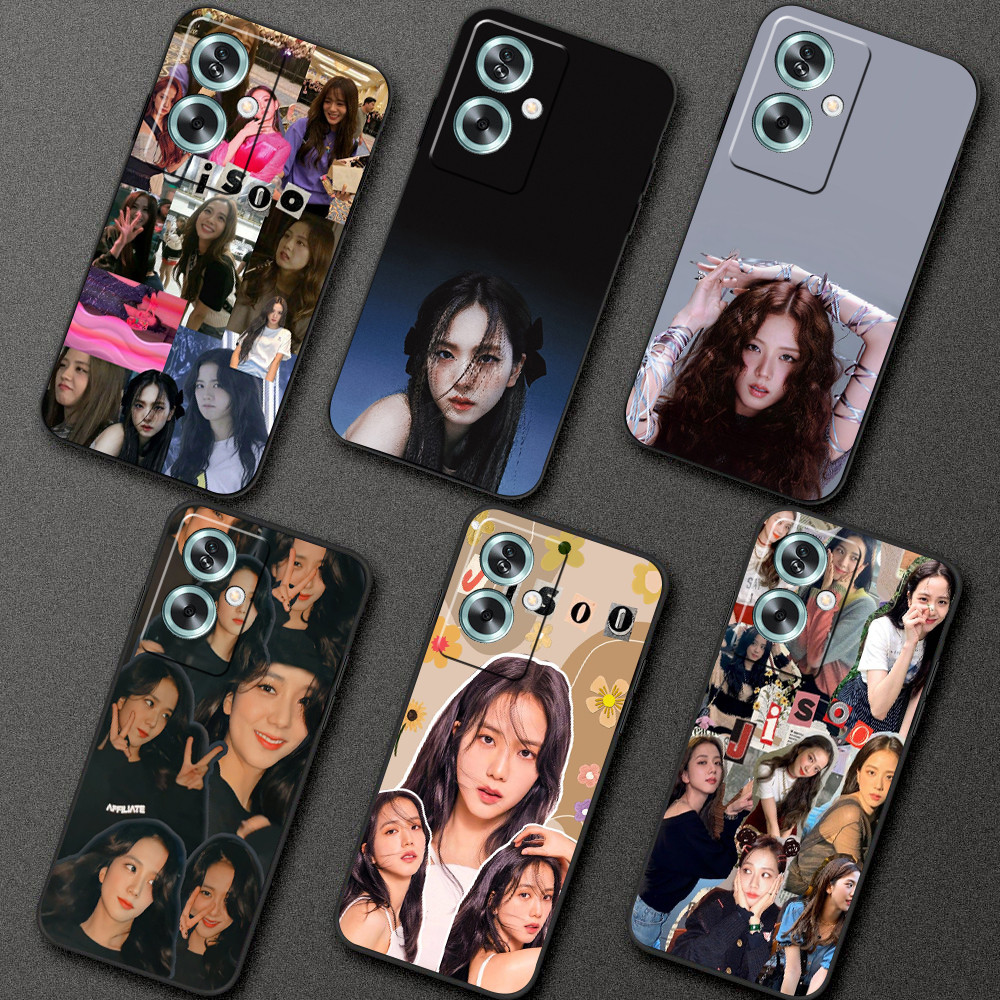 เคสโทรศัพท์สีดําแบบนุ่มแฟชั่นสําหรับ OPPO A79 5G SX21 jisoo caseg