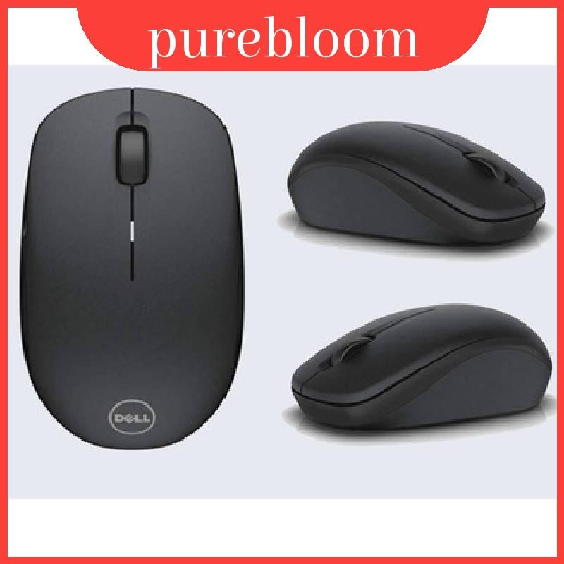 เมาส์ไร้สาย Dell Wm126 ประหยัดพลังงานสีดําน้ําหนักเบาเข้ากันได้
