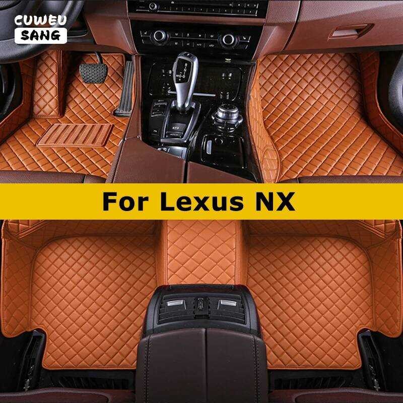 CUWEUSANG Custom รถสําหรับ Lexus NX NX200t NX250 NX300 NX300h NX350 NX350h NX450h Auto พรมเท้า Coche