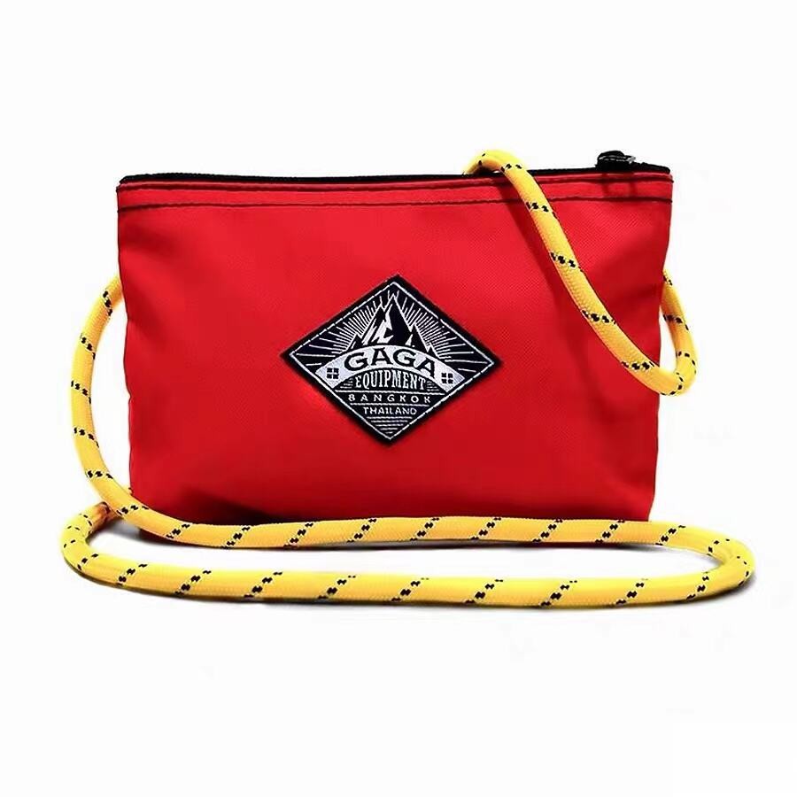 Thai Trend Brand GAGA Bag Mini Crossbody Bag 2024 New Ins Niche Mobile Phone Coin Wallet Zipper Nylo