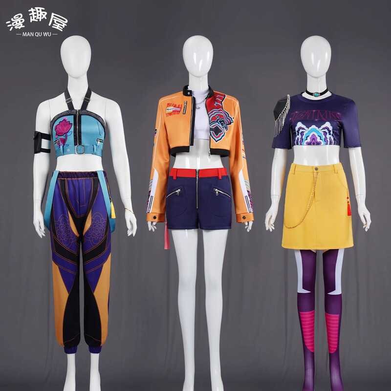 K-pop Witch Hunters Superstar cosplay ชุด เด็ก สำหรับ Rumi & Zoey