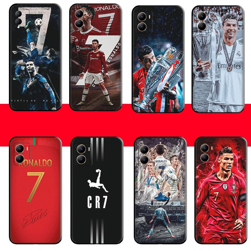 Cristiano Ronaldo CR7 สําหรับ Vivo V11i V5 Lite Y66 V5 V7 Plus Y75 Y79 TPU Spot พลาสติกสีดํานุ่มกรณี