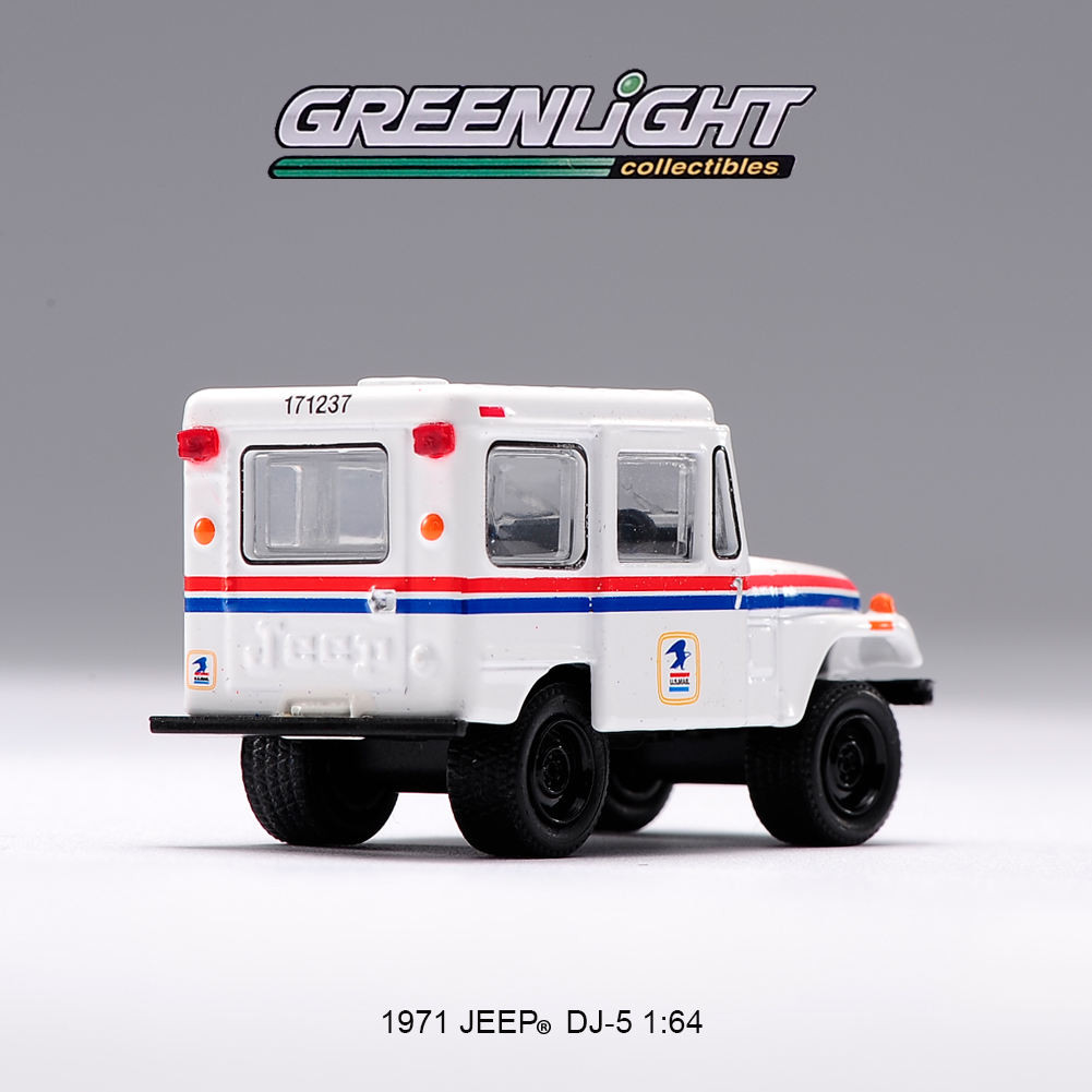 GreenLight 1/64 1971 American Jeep รถออฟโรด Jeep DJ5 โมเดลรถโลหะผสม Limited Edition รุ่น