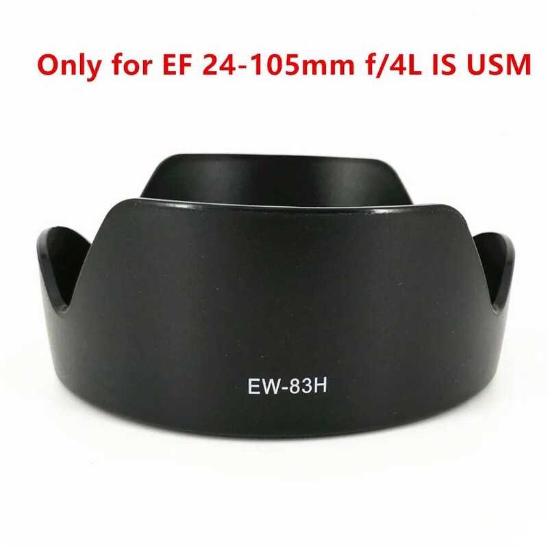 กลีบดอกไม้เลนส์ Hood Shade เปลี่ยน EW-83H สําหรับ Canon EF 24-105 มม.f/4L / 24-105 มม. f4L IS USM EW