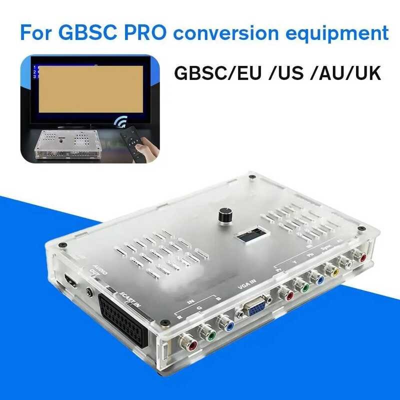 High-end GSC Pro GBS ควบคุม Scart RGBS YPbPr VGA CompositeAV SV เป็น HDMI วิดีโอ Auido Converter สํา