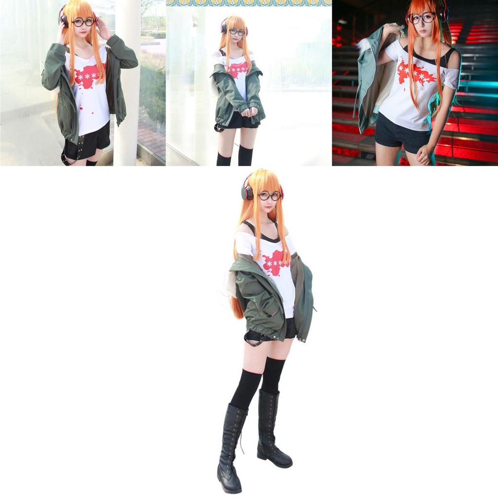 AFK Persona Sakura ของ Futaba เสื้อแจ็คเก็ตสำหรับคอสเพลย์