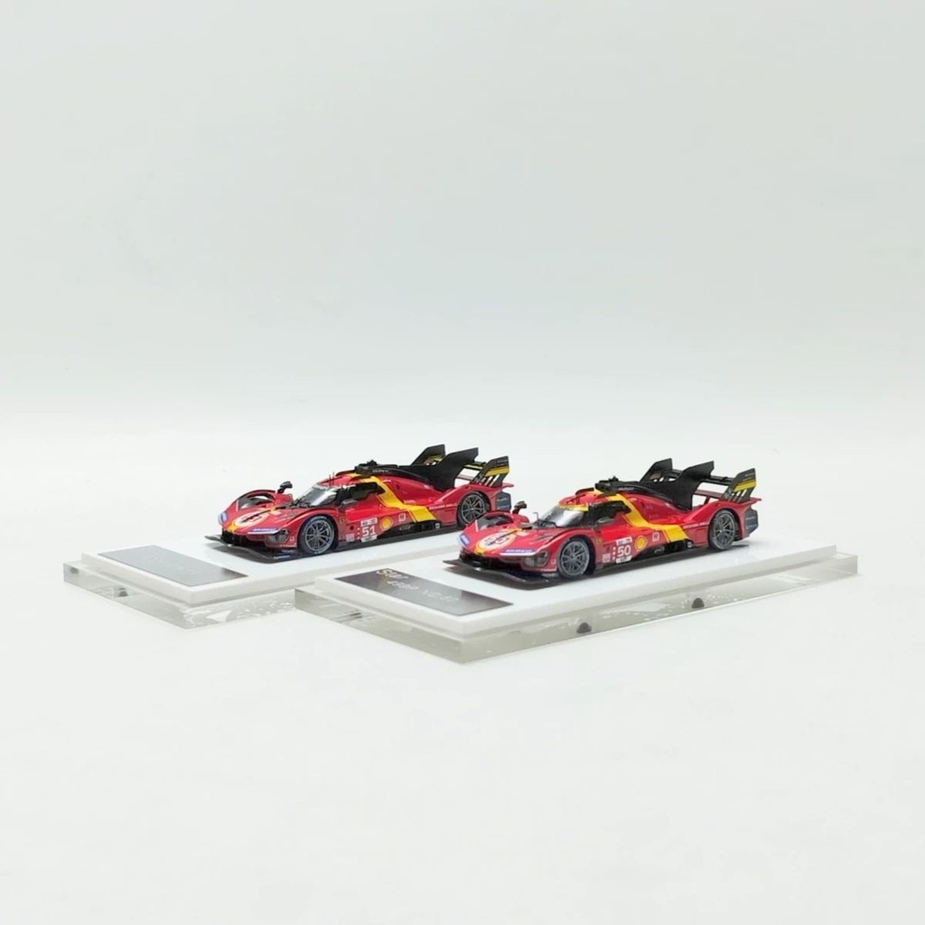 โมเดล 1/64 Ferrari Ferrari 499P 2023 24H Endurance Race โมเดลรถเรซิน