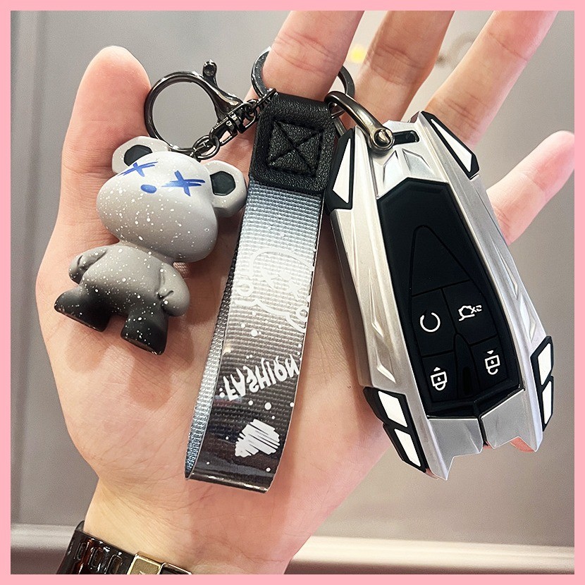 【2022-2025】 เหมาะสำหรับ Changan Auchan Z6 เคสกุญแจดัดแปลงอุปกรณ์ตกแต่งรถยนต์ Auchan Z6 ปลอกกุญแจรถพ