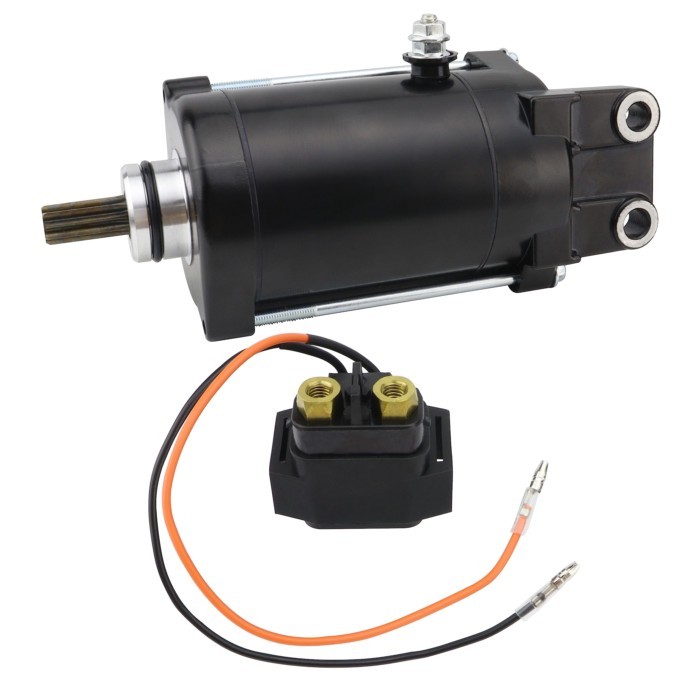 Starter & Relay for Yamaha WaveRunner FX FX Cruiser HO FX1000 FX1100 04-08 05-09 AR230/SX230/SR230