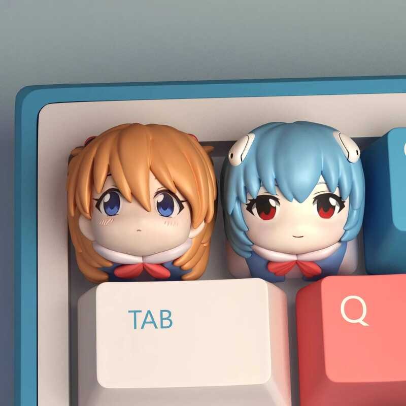Eva Keycap Ayapoli Keycap Neon Genesis Evangelion Keycap Creative Keycap คีย์บอร์ด chen esca