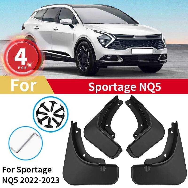 ▥ บังโคลนหน้ารถยนต์4ชิ้น, สำหรับ Kia Sportage Nq5 LWB กันโคลน 5 2022 2023 2024