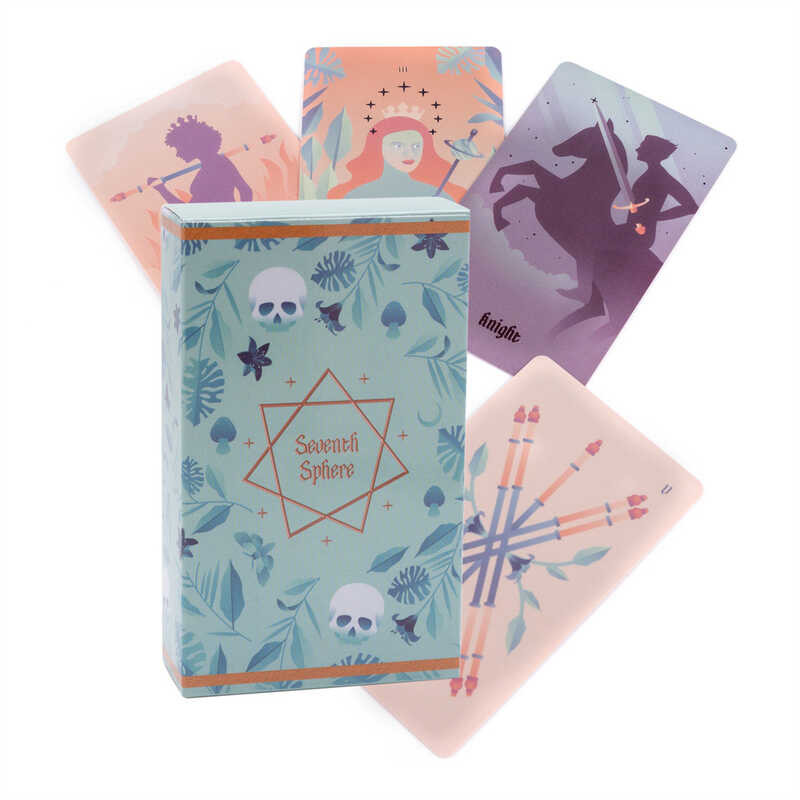12X7 เบอร์ 7 Ball Marseille Tarot Simple Simple Marseille Tarot Seventh Sphere Tarot