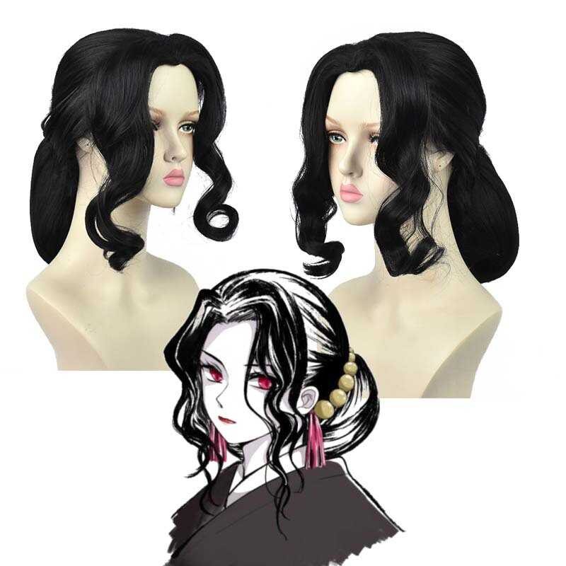 วิกผมและเสื้อผ้าธีม Drift Art จาก Demon Slayer สไตล์ญี่ปุ่นสำหรับสาวๆ