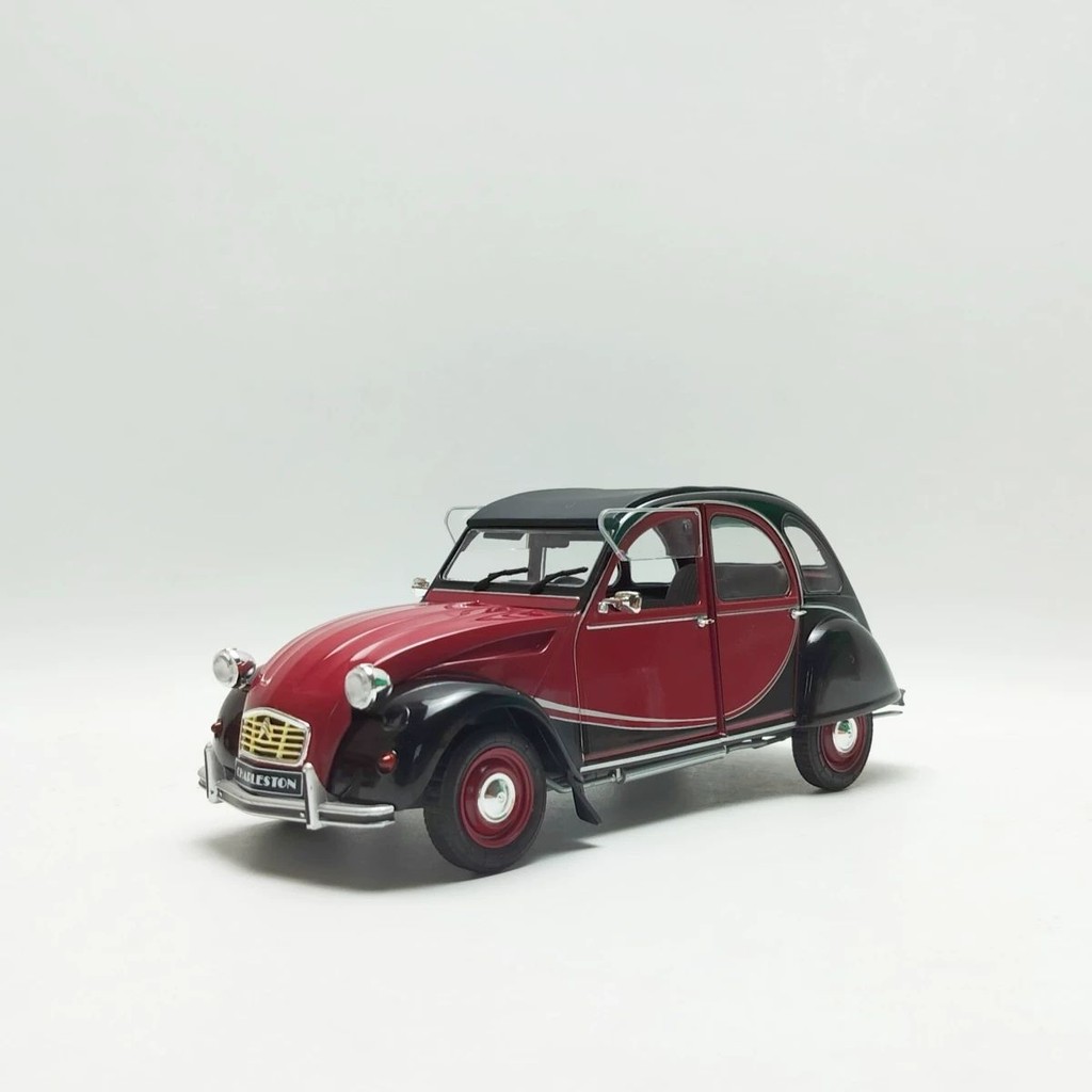 Solido1/18 Citroen Citroen 2CV6 Alloy Classic Car Model เปิดสองประตู