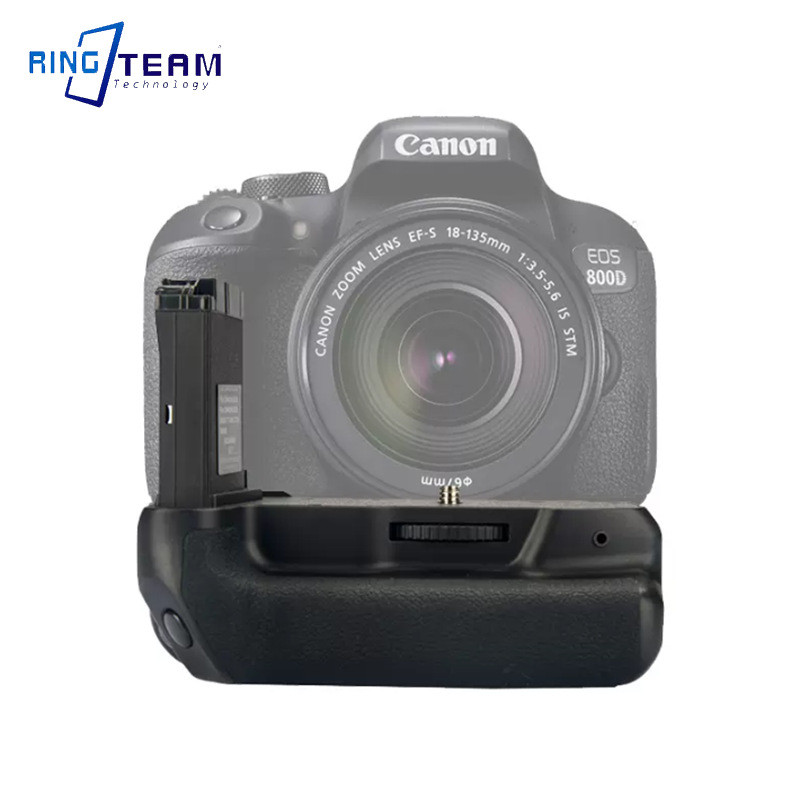 ที่จับกล้อง เหมาะสําหรับ Canon 77D T7i X9i 9D ที่จับกล้องแนวตั้งกล่องแบตเตอรี่