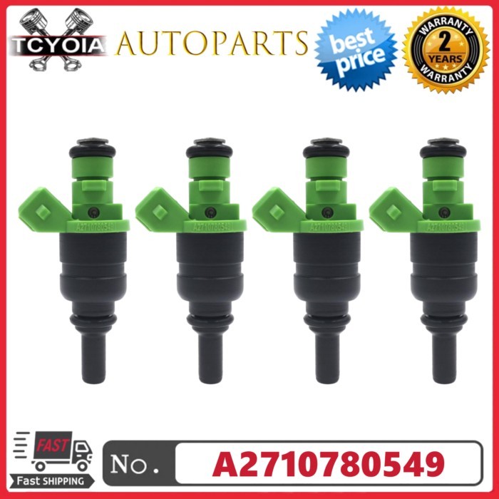 4pcs/lot Fuel Injectors 2710780549 A2710780549 For Mercedes Clase C SLK S203 W209 CLA 1.8L 2.0L 2.3