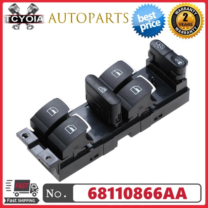 Power Window Master Switch 3BD959857 1J4959857 1J4959857B 1J4959857D For 1998-2005 VW Jetta Golf GT