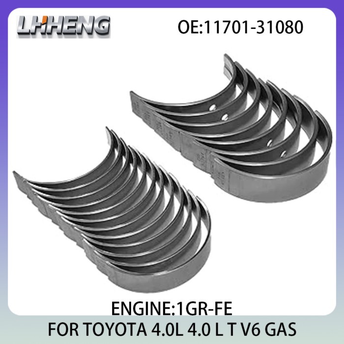 Engine Main & Rod Bearings Kit FOR TOYOTA RUNNER CRUISER FORTUNER LAND PRADO 4.0L 4.0 L T V6 GAS 02