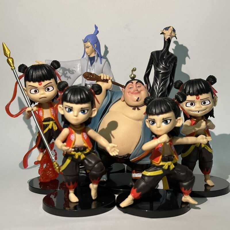 Nezha Ao Bing อะนิเมะ Third Prince ของเล่น Haihai รูปปีศาจ Boy Ao Bing รูปตกแต่งตุ๊กตา