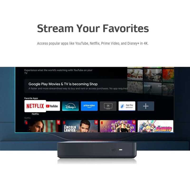 ▥ MECOOL Kt2 Dvb-T2 Google Netflix Certified TV Box Android 11.0 H.265 Amlogic S905y4-B 2Gb 32G