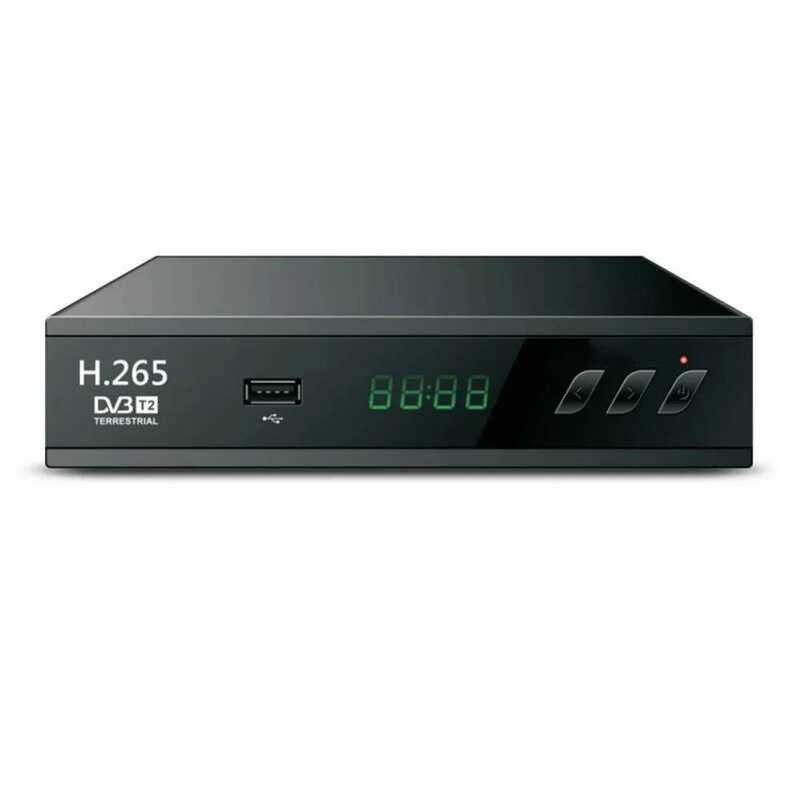 ▥ ใหม่ T5 H265 10Bit Dvb-T2 Broadcasting ทีวีกล่อง Dvb T2 Terrestrial Digital Tv พร้อม HD & Sca