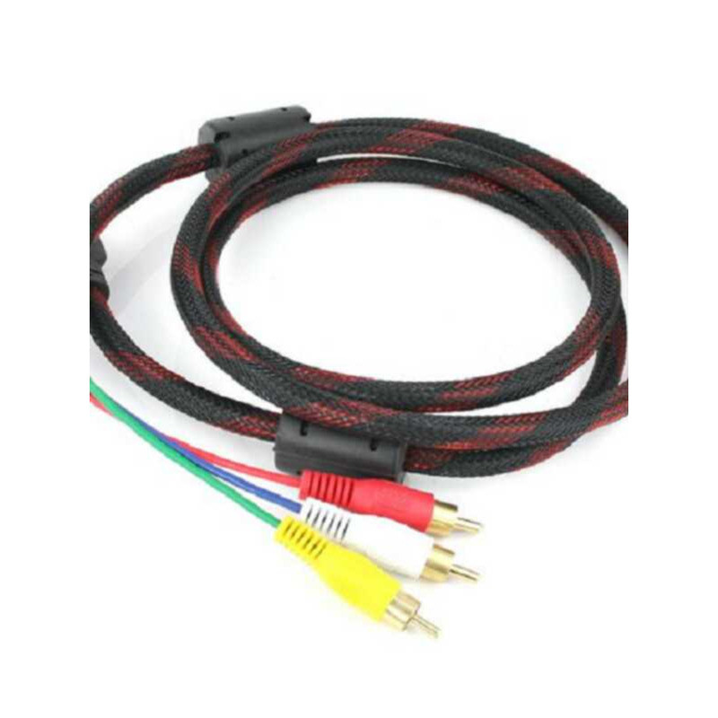 1.5m HDMI to Color Difference Cable 3RCA HD Cable AV Adata Cable Player Connection TV wanga2