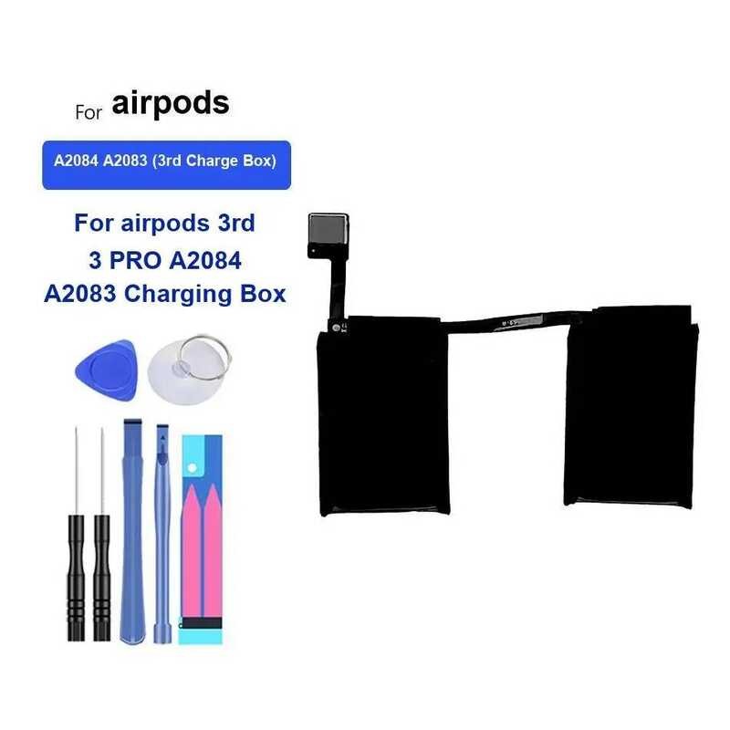Battery A2084 A2083 ( 3rd Charge Box) 0 For Apple Airpods Pro A2084 A2083 Charging Box