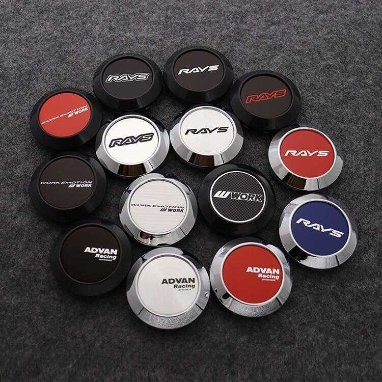 4 RAYS RAYS VOLK Hub Cap ดัดแปลง G25 Hub Center Cap Stuck Foot เส้นผ่านศูนย์กลางนูน 61 มม.หมวกเส้นผ่