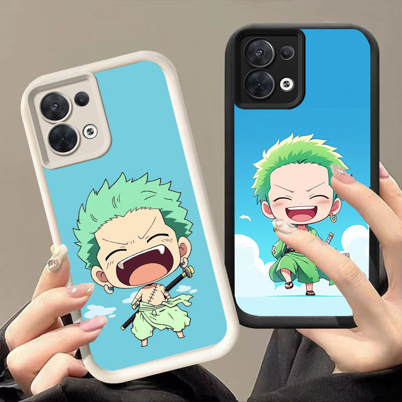 YZ-134 One Piece รุ่น Q ของ Zoro สวยมากปลอกสําหรับ OPPO Reno 8 F21 7 7Z 8Z F21S Pro Lite 5G