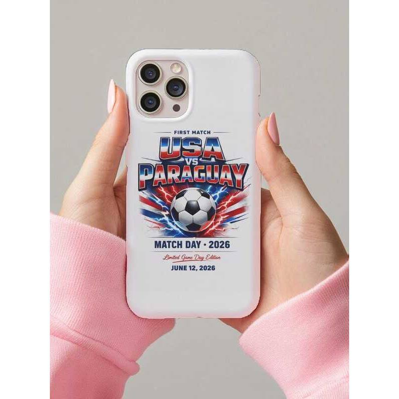 (สต๊อกสินค้าในพื้นที่) Usa Vs Paraguai Soccer Match เคสโทรศัพท์กันกระแทก Anti Scratch Soft Tpu Case|