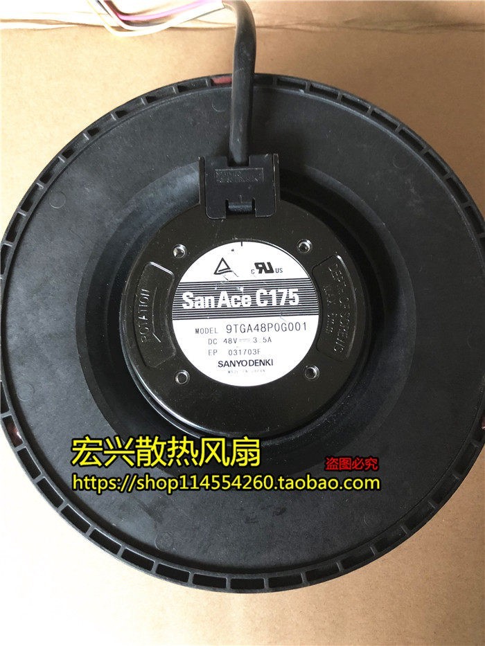 9TGA48P0G001 พัดลม DC Sanyo 48V 3,5A