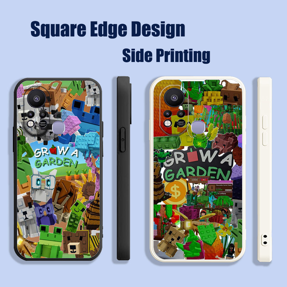 ปลอกสําหรับ Huawei Nova 3i 7i 8i 5T Y9S Grow a Garden วิดีโอเกม FXZ05 เคสโทรศัพท์ขอบสี่เหลี่ยม
