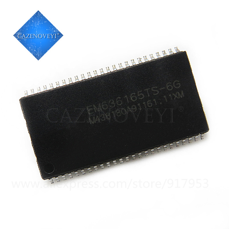 อีเอ็ม 5 ชิ้น636165TS-6G EM636165ทีเอส อีเอ็ม636165 TSOP-50 ในสต็อก
