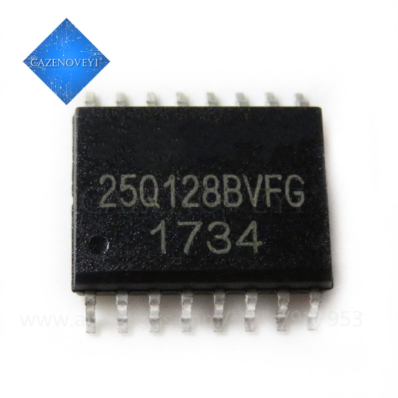 5 ชิ้น W25Q128BVFG 25Q128BVFG 25Q128 128M X 1 SPI BUS SERIAL EEPROM SOP16 ในสต็อก
