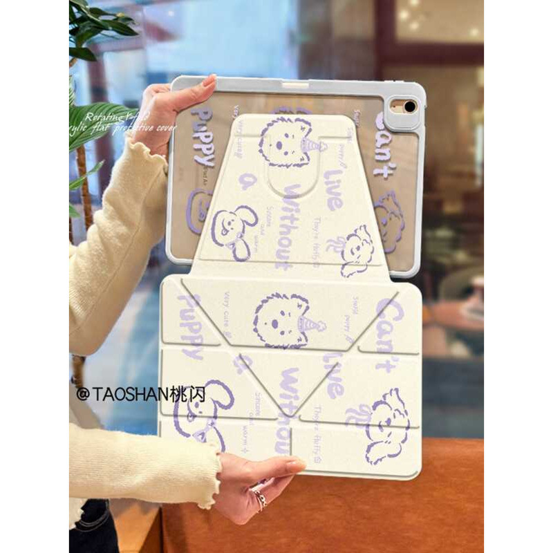 [3+Y% ลด] เหมาะสําหรับ Huawei MatePad11 เคสป้องกันอะคริลิค 2025 เคสแบน Air12 ลูกสุนัขสีม่วง matepad 