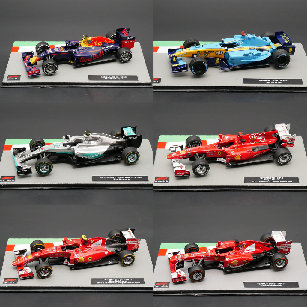 IXO 1: 43 F1 รถแข่ง Ferrari Renault Mercedes-Benz Ferrari Renault Red Bull