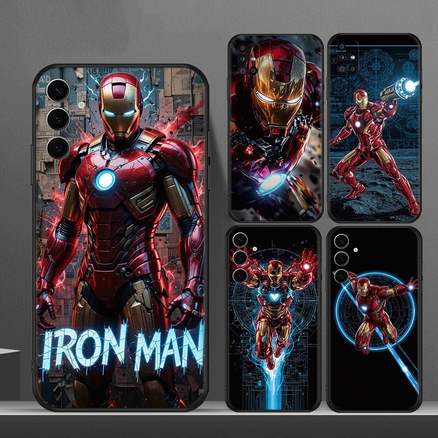 Y-18Marvels Iron Man สําหรับ Samsung J2 J4 J5 J6 J7 J8 Plus หรือ Prime Core J730 Pro TPU เคสโทรศัพท์