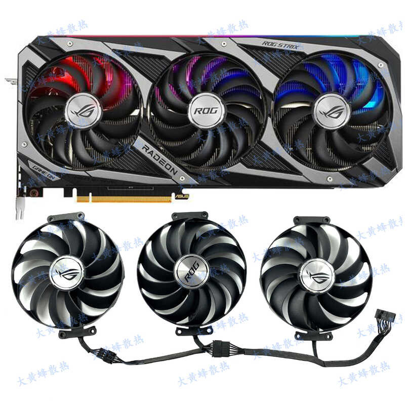พัดลมการ์ดกราฟิก ASUS/ASUS ROG STRIX RTX3070 3070ti 3080ti 3090