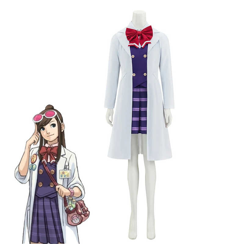 Ema e คอสเพลย์ ชุด จากเกม Ace Attorney สำหรับคอสเพลย์