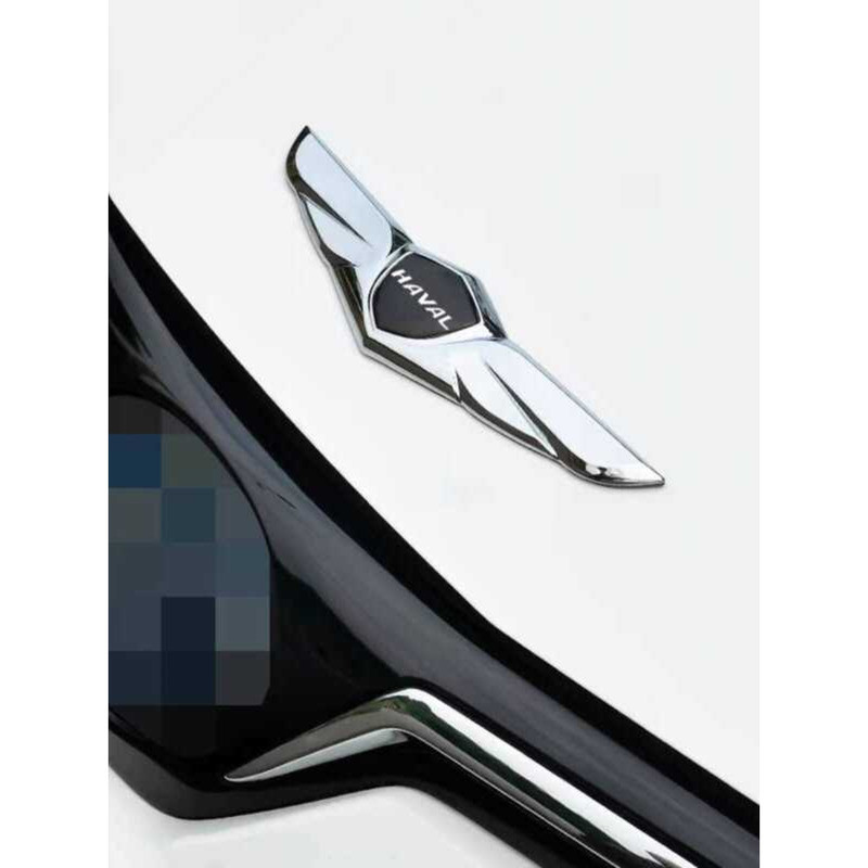 Harvard โลโก้รถเฉพาะ H6 ดัดแปลงสติกเกอร์ตกแต่งสีดํา H2S/F5M6H7LH9 ด้านหน้าด้านหลัง Hood โลโก้รถสติกเ