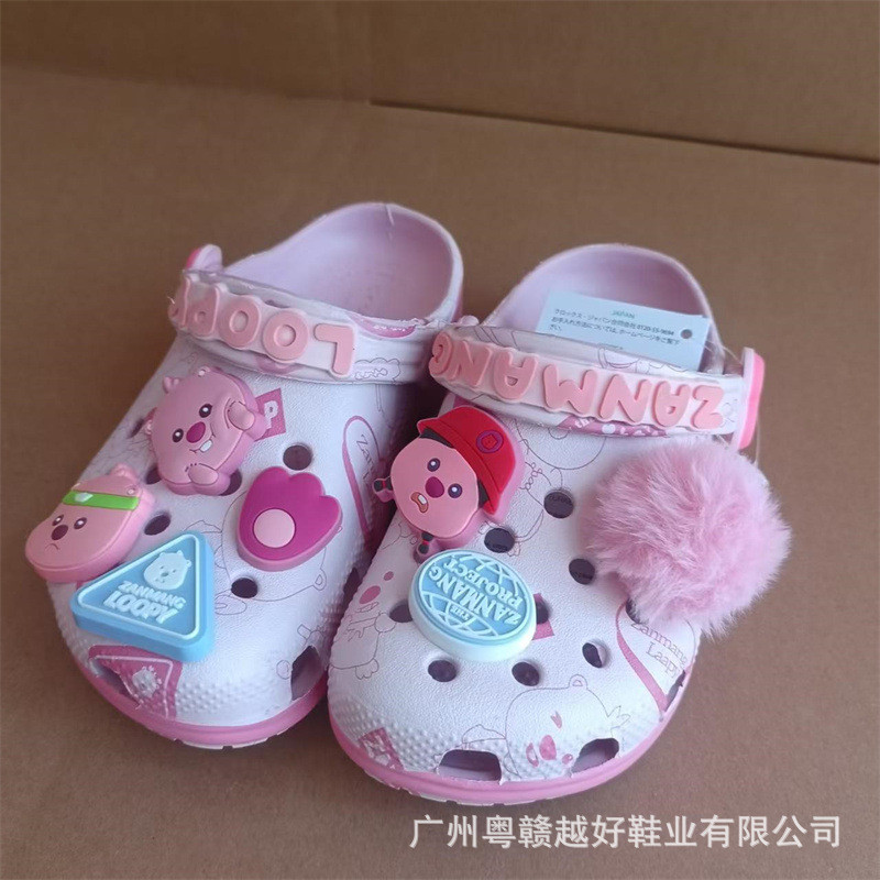 Co-Branded สไตล์ใหม่ Zanmeng Ruby Star Wars Hello Kitty Hole รองเท้า Minecraft รองเท้าแตะเด็กรองเท้า