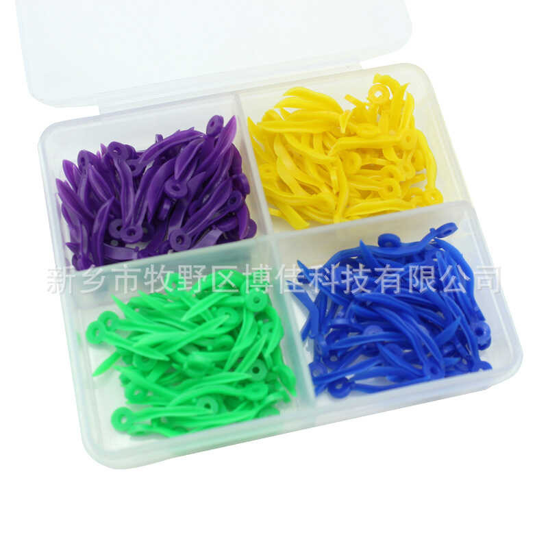 Dental Interdental Gap Gap Wedge with Hole Interdental Gap Plastic Wedge 2 ชิ้น/กล่อง