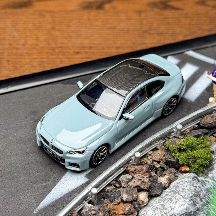 Howie Model 1: 64 BMW BMW M2 G87 โมเดลรถอัลลอย สีลิมิเต็ด