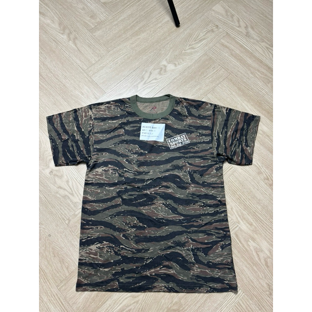 เสื้อยืดทหาร เสื้อซับในทหารอเมริกา เสื้อทหารอเมริกา เสื้อGS ลายไม้ ลายป่า วูดแลนด์ เสื้อยืดArmy