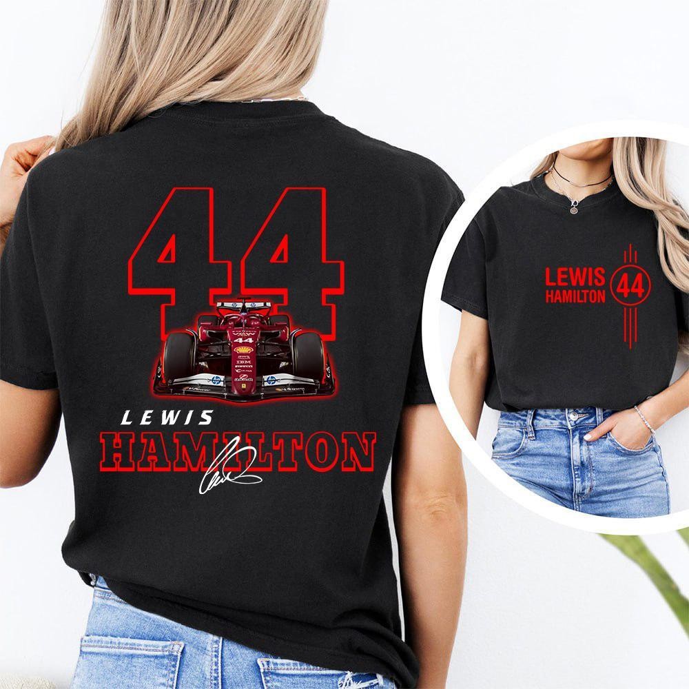 เสื้อสเวตเตอร์ Lewis Hamilton สำหรับ Formula One ปี 2025 เสื้อกันหนาว Hamilton F1 พร้อมเสื้อยืดกีฬาผ