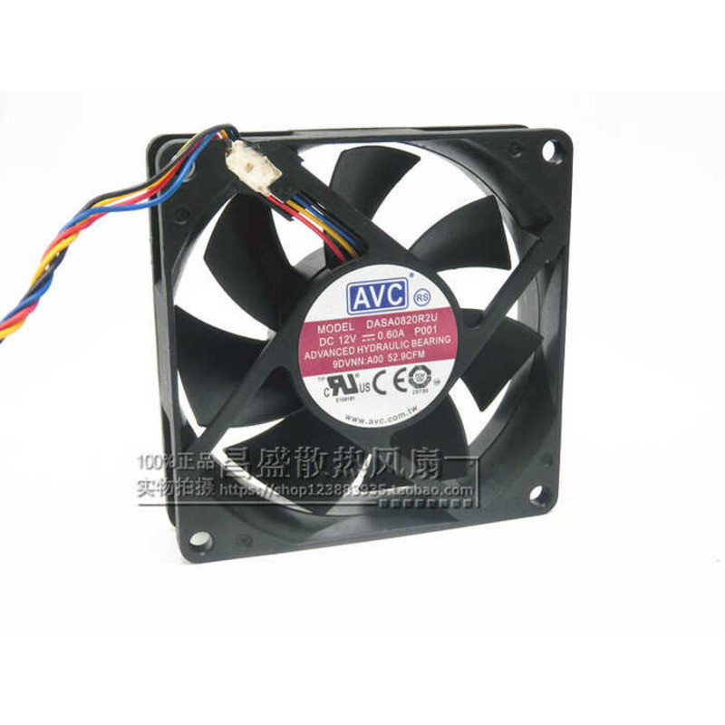 Dell Optiplex 790 990 SFF พัดลมแชสซีด้านหลัง DASA0820R2U 0725Y7 4 สาย wangg2