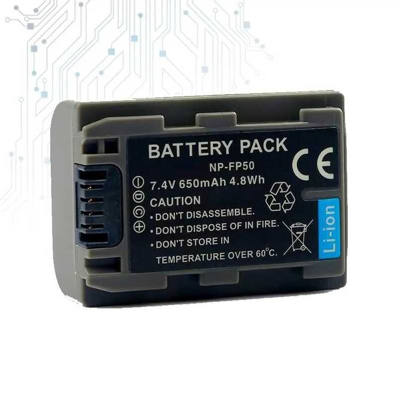 Battery for Sony NP-FP30 NP-FP50 NP-FP60 NP-FP70 NP-FP71 NP-FP90 DCR-SX40 SX40r SX41 HDR-CX105 NP-FP